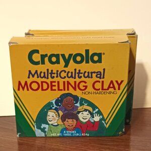 New in Box ~ Crayola Multicultural Modeling Clay (8 sticks in all/32 oz. total)